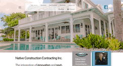 Desktop Screenshot of nativeconstruction.com