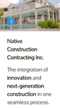 Mobile Screenshot of nativeconstruction.com